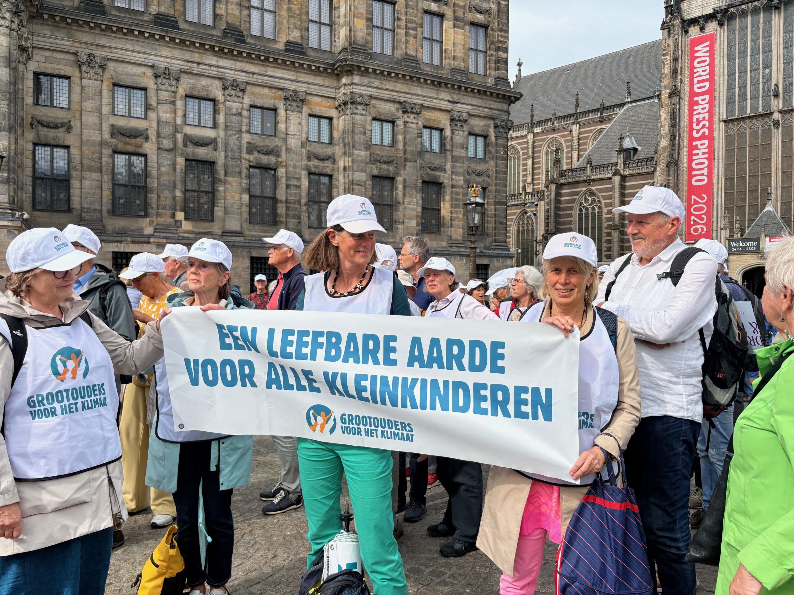 Banner GvhK klimaatmars - Yvette Backer