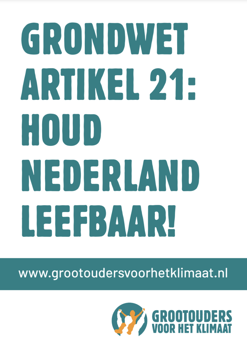 Grondwet Artikel 21 Houd Nederland Leefbaar A4