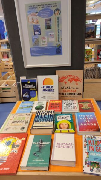 Klimaat boekentafel bibliotheek Hoorn
