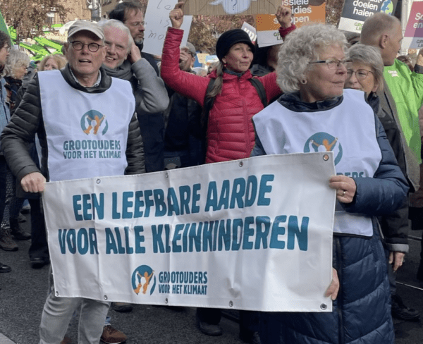 Utrechtse grootouders bij de Klimaatmars